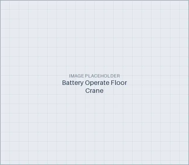 Battery Operate Floor Crane