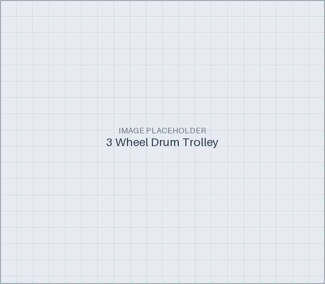 3 Wheel Drum Trolley