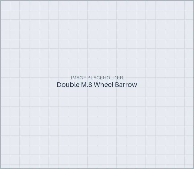Double M.S Wheel Barrow