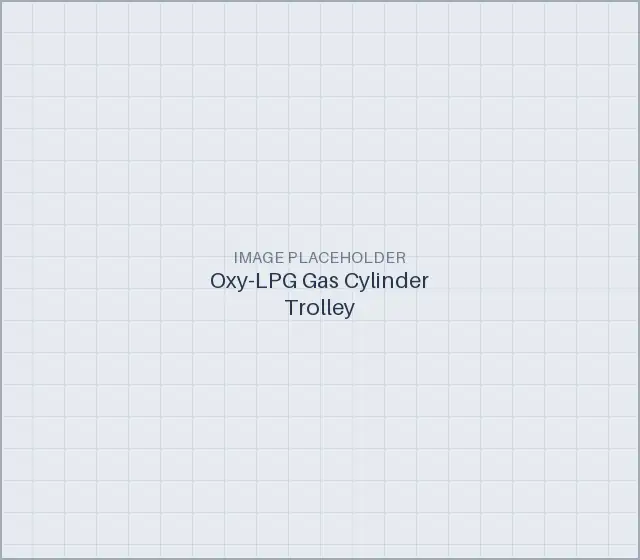 Oxy-LPG Gas Cylinder Trolley