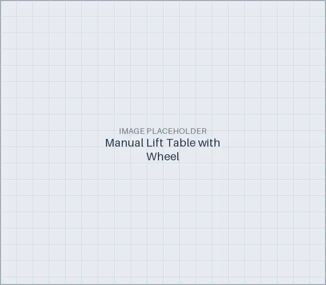 Manual Lift Table with Wheel